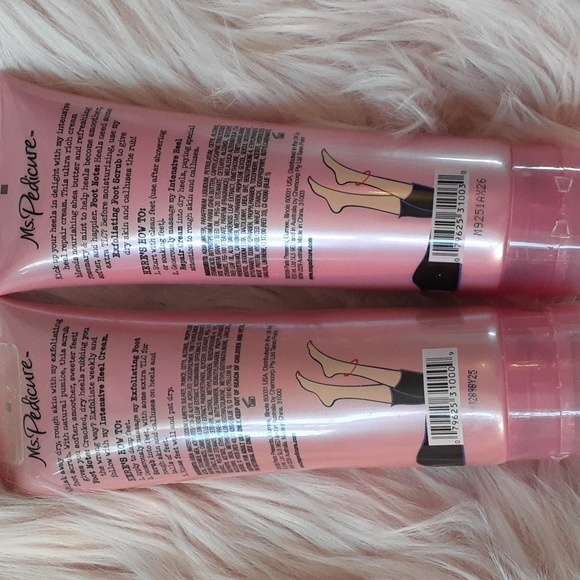 Brand New MS. PEDICURE FOOT SCRUB & HEEL REPAIR CREAM- 2 CT. - Picture 2 of 2